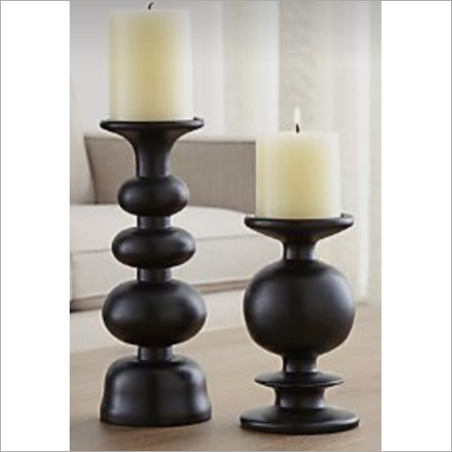 Wood M0006 Wooden Candle Stands