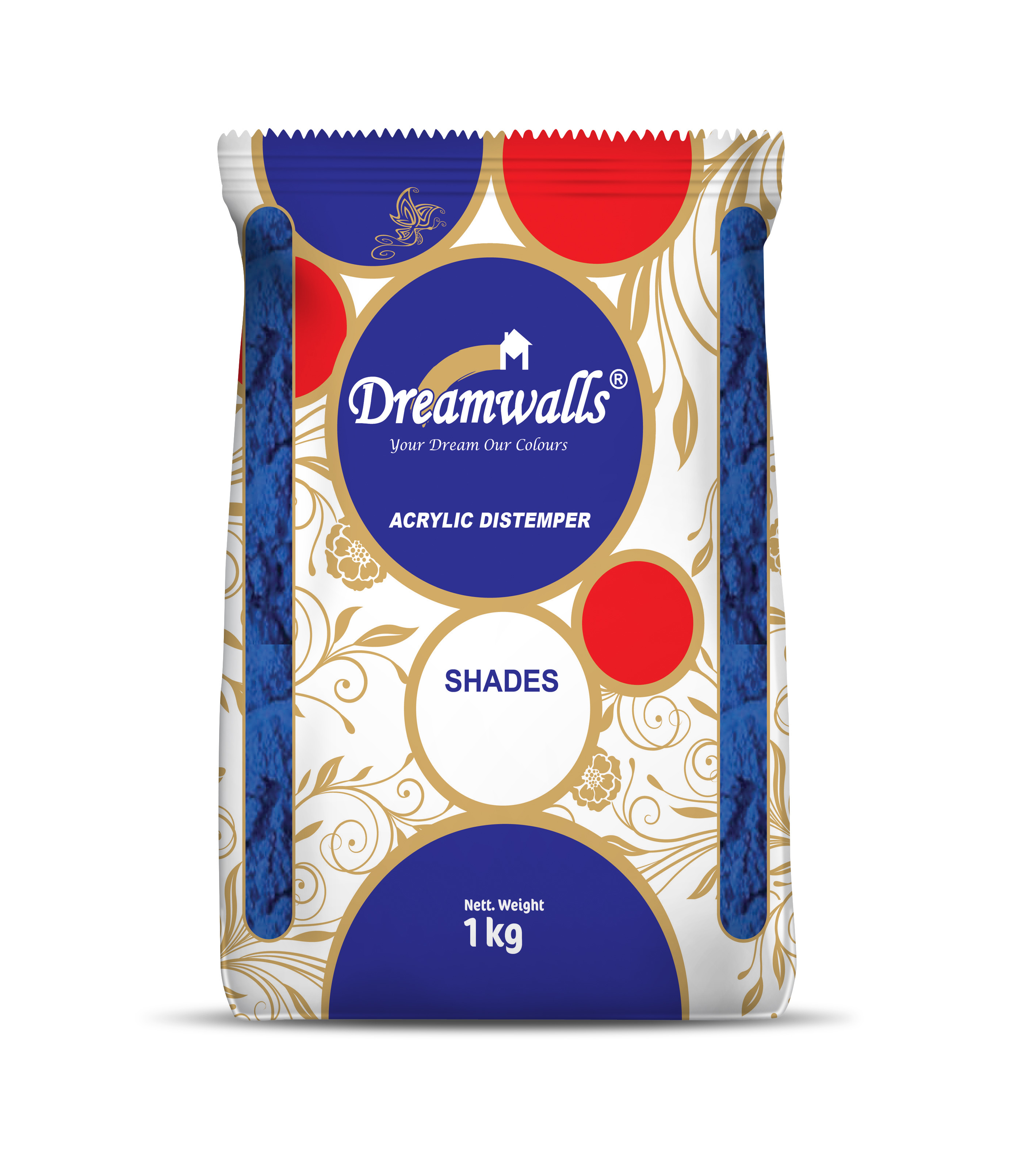 Distemper Packaging Printed Pouch - Color: As Per Customer