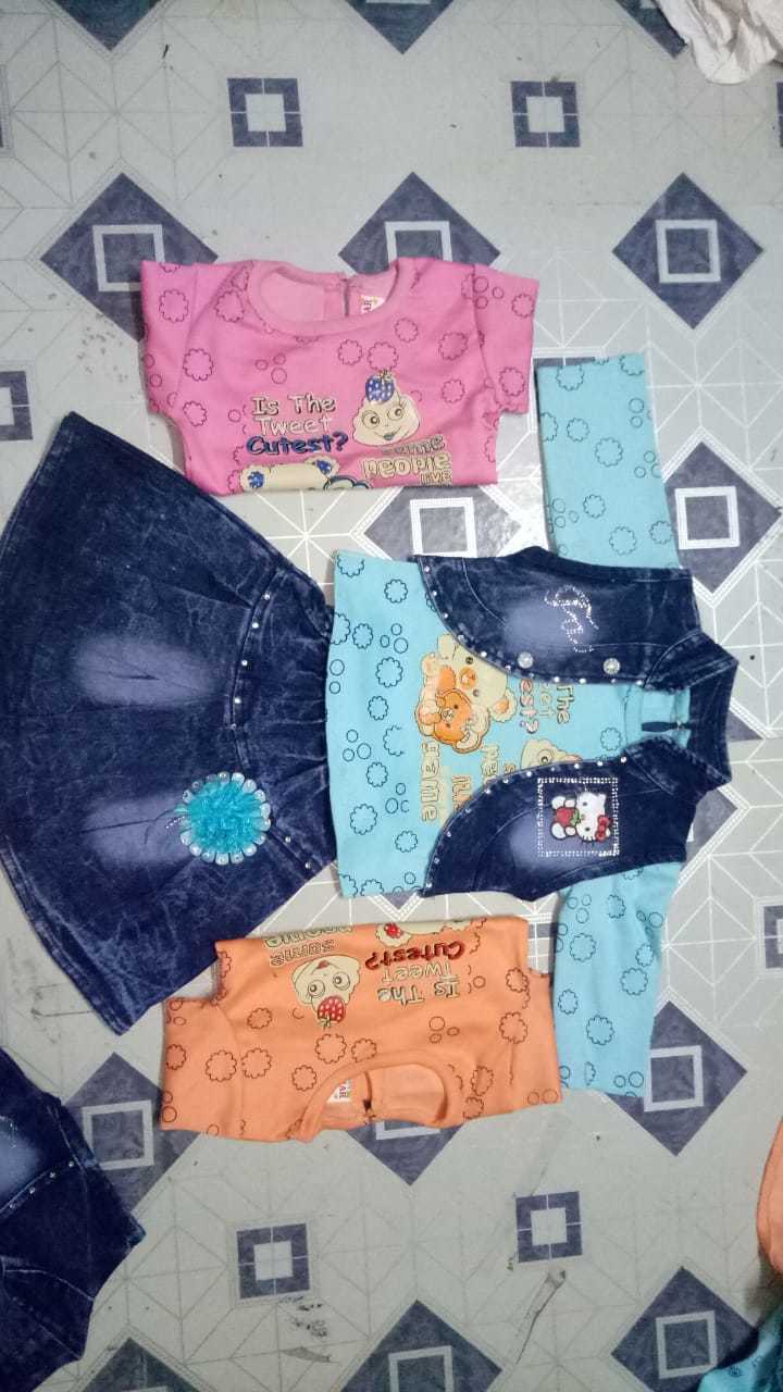 Girls Wear - Cotton Blend, Sleeveless, Trendy Style | Breathable, Non-toxic, Washable For Girls Age Up To 12 Years