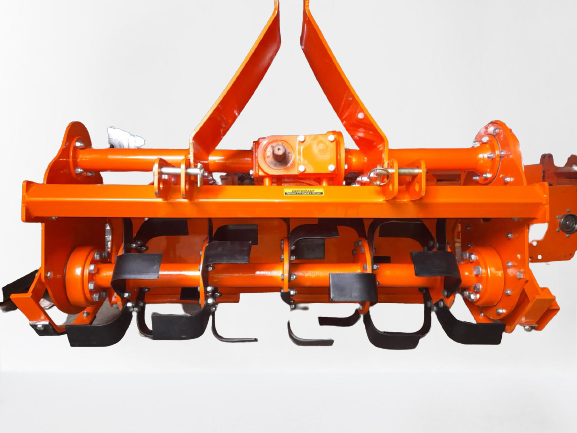 Krushitech Rotavator 4 Feet 24 Blade Orched Model Multi Speed - Color: Orange