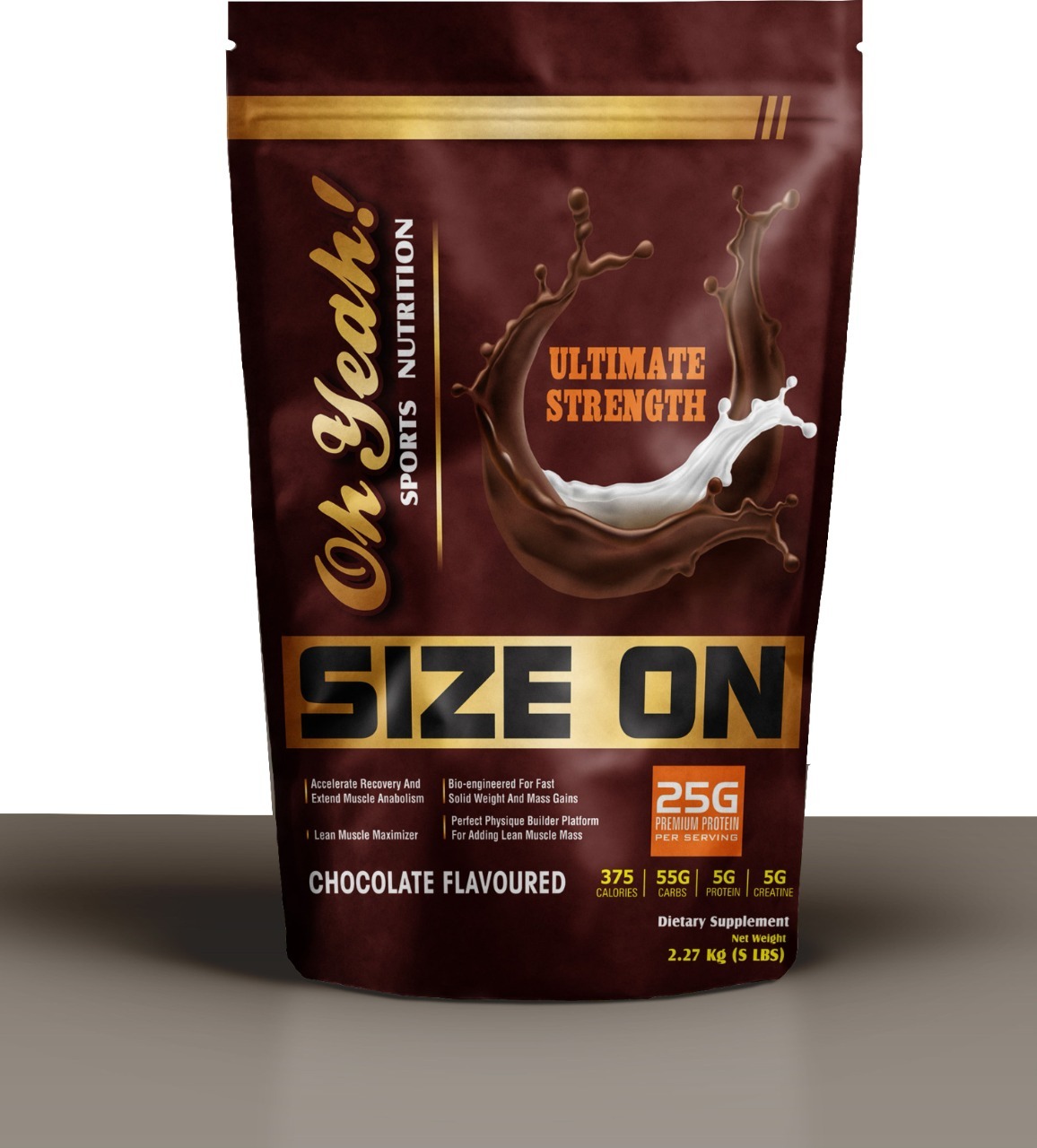 Protein Packaging Printed Pouch - Pet Material, Custom Size, As Per Customer Color | Cost Effective, Dimensional Accuracy, Easy To Use