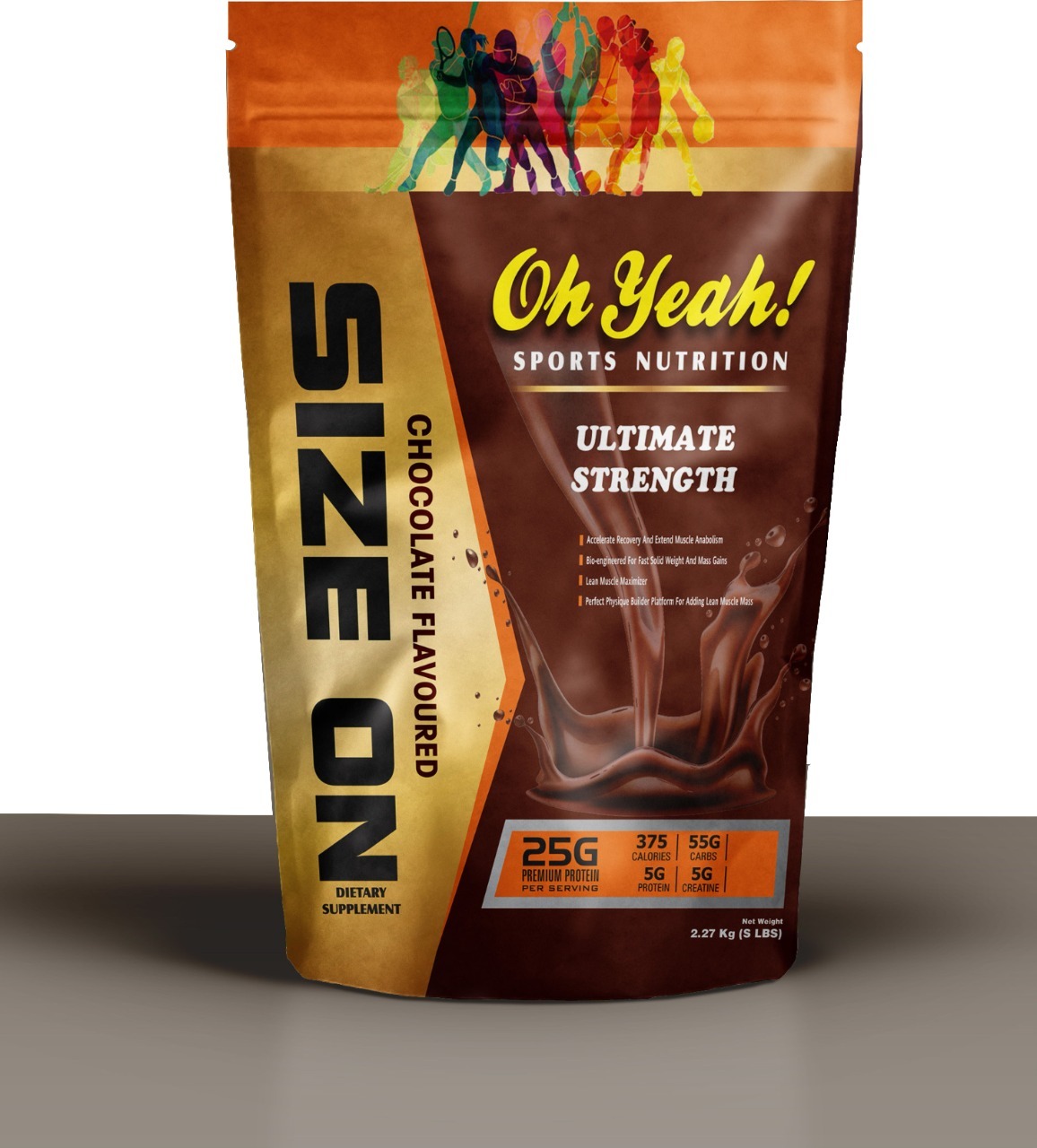 Protein Packaging Printed Pouch - Pet Material, Custom Size, As Per Customer Color | Cost Effective, Dimensional Accuracy, Easy To Use