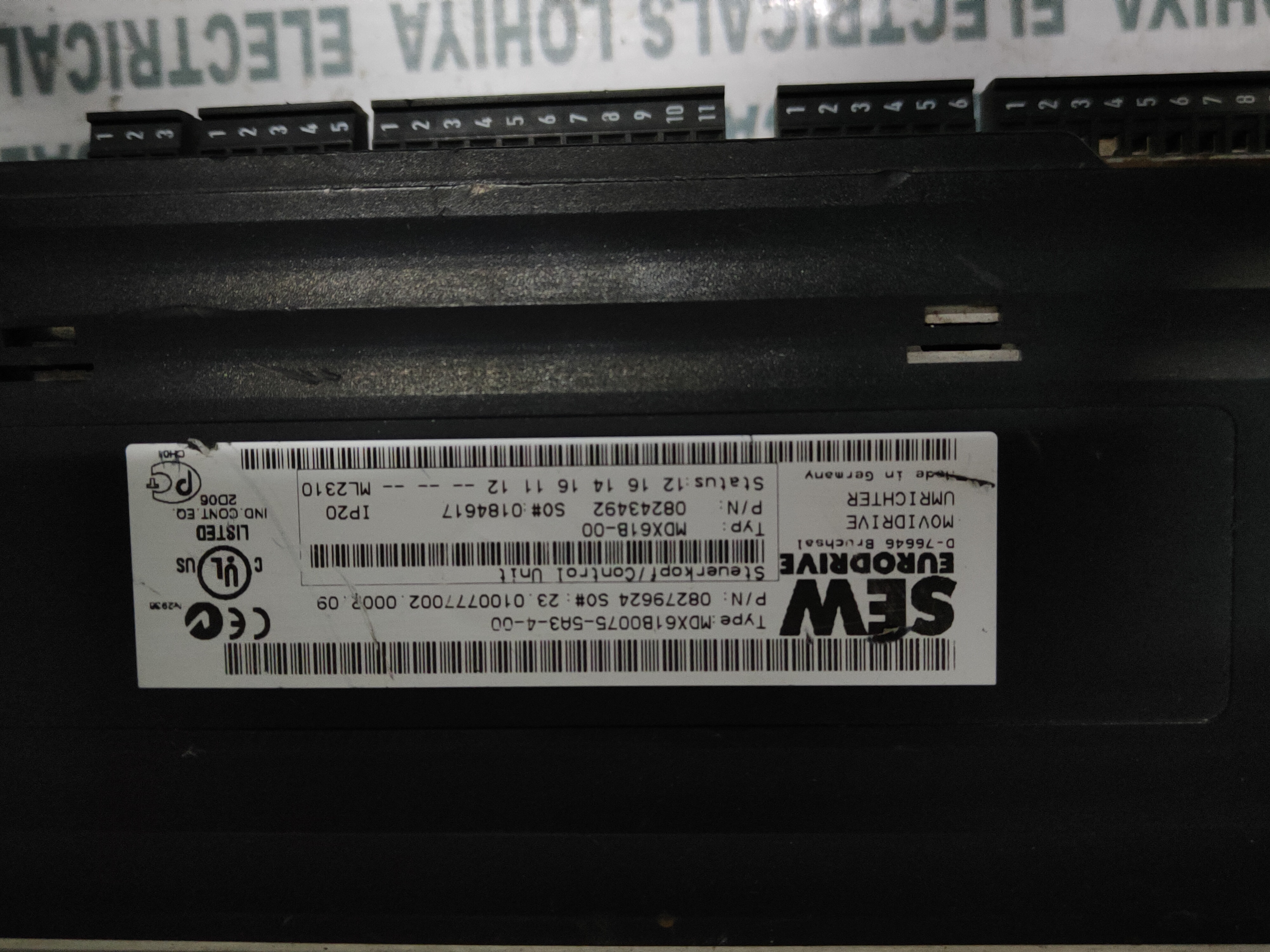 Sew Eurodrive Mdx61b0075-5a3-4-00 Frequency Inverter