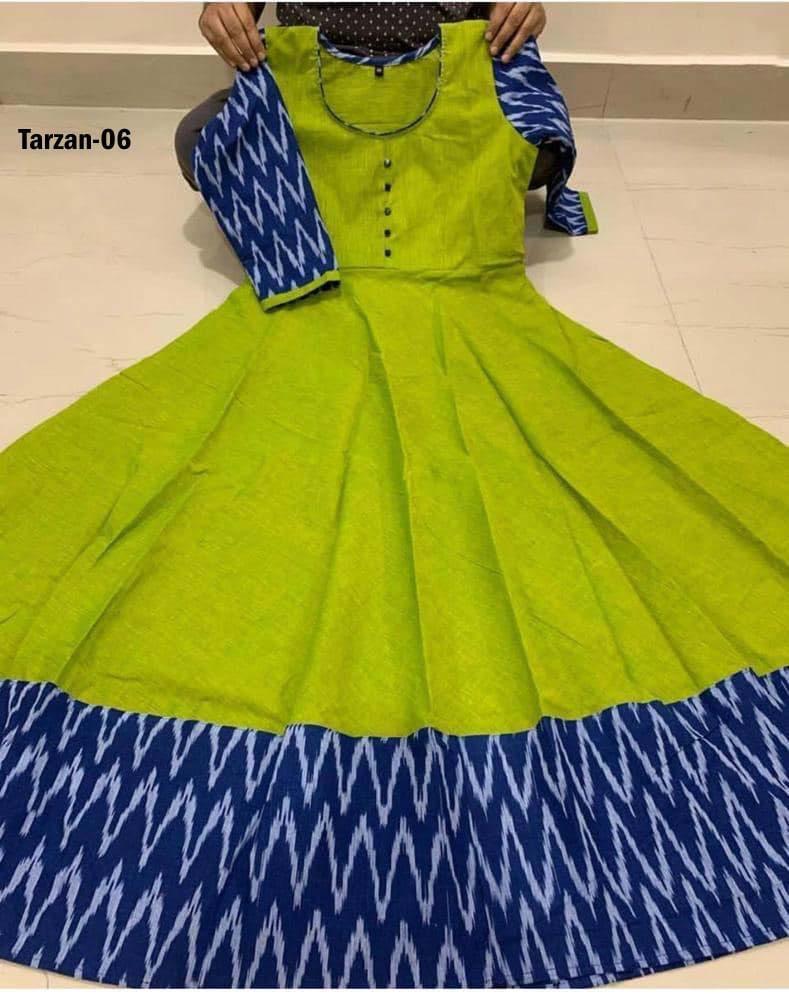 Ladies Kurti - Cotton Fabric, Size=adult | Custom Logo, Printed Pattern, Breathable And Washable, All Season, Short Sleeve, Casual Style