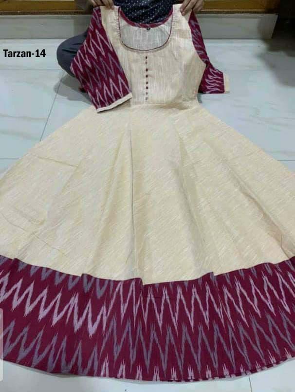 Ladies Kurti - Cotton Fabric, Size=adult | Custom Logo, Printed Pattern, Breathable And Washable, All Season, Short Sleeve, Casual Style