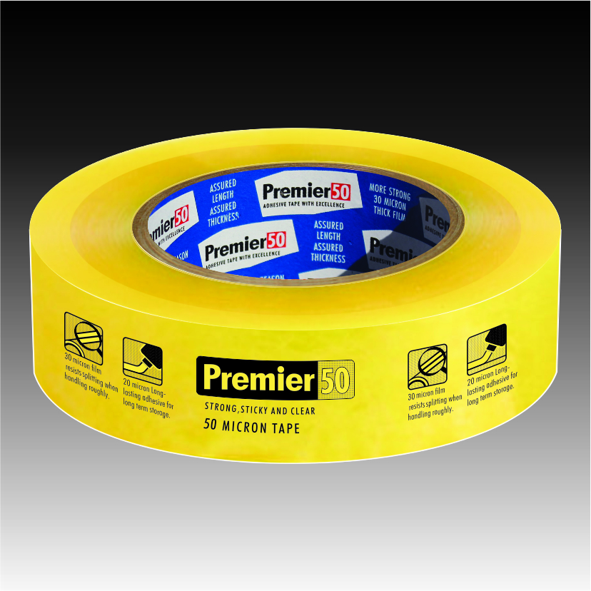 Heavy Duty Pvc Self Adhesive Cello Tape - 50 Micron Thickness, 36mm/48mm/72mm Width | Super Clear/brown/gold, Excellent All-season Adhesive