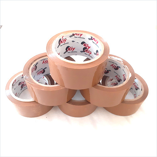 Brown BOPP Tape - 48mm Thick Adhesive BOPP Material, Durable Brown Color for Versatile Art Sealing and Packaging Uses