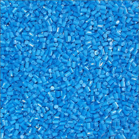 Blue Pbt Granules Plastic