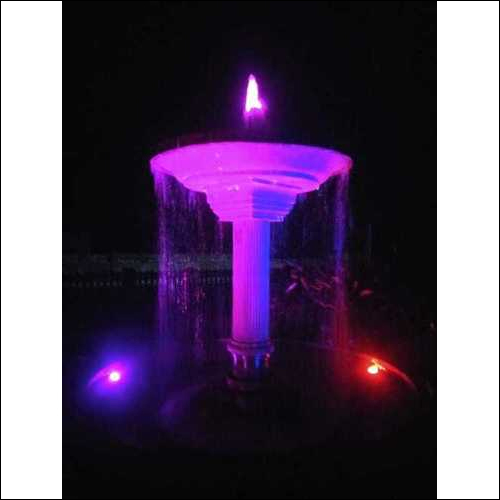 Outdoor Candle Fountain