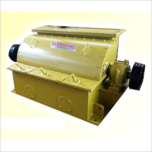 Hammer Mill - Steel Construction, Compact Design, Yellow Color, Electric Motor Driven, Manual Control | Durable, High Performance, Easy Maintenance