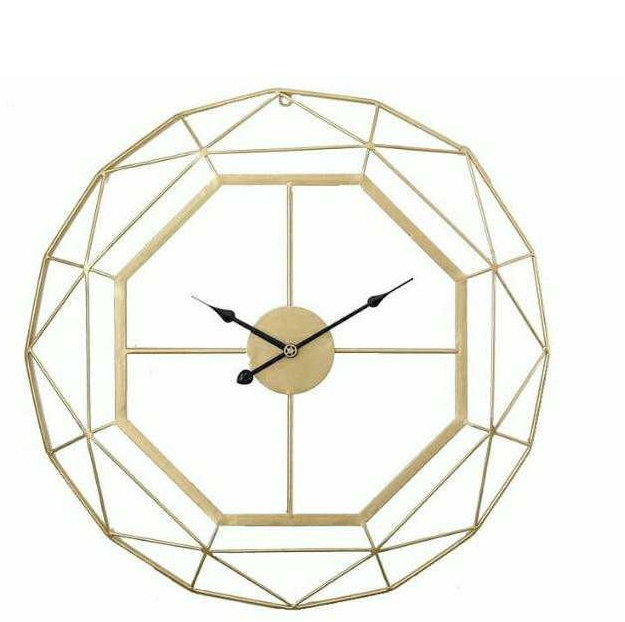 Gold Home Decoration Wall Clock