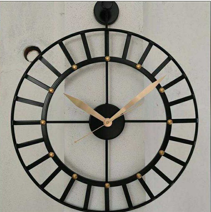 Gold Home Decoration Wall Clock