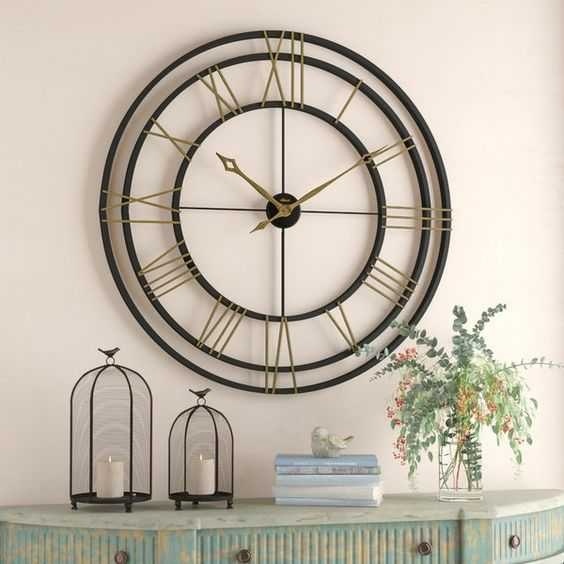 Gold Home Decoration Wall Clock