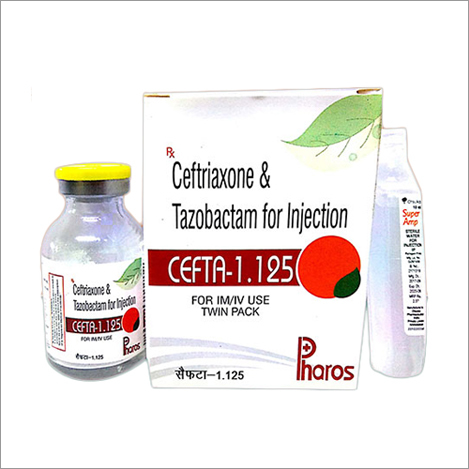Ceftriaxone And Tazobactam For Injection Recommended For: As Per Doctor Recommendation