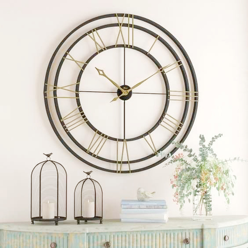 Gold Home Decoration Wall Clock