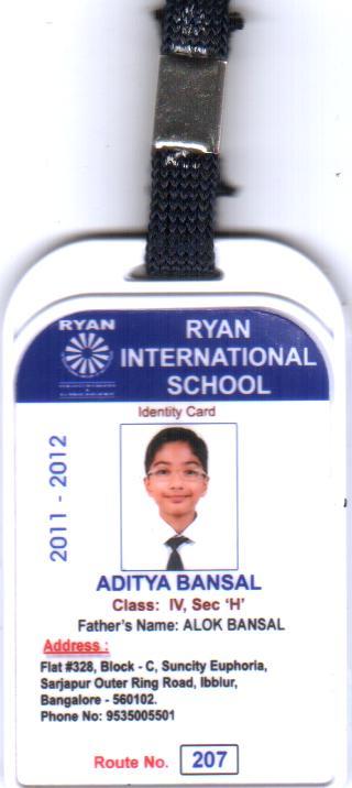 School Id Cards - Color: Multi Color