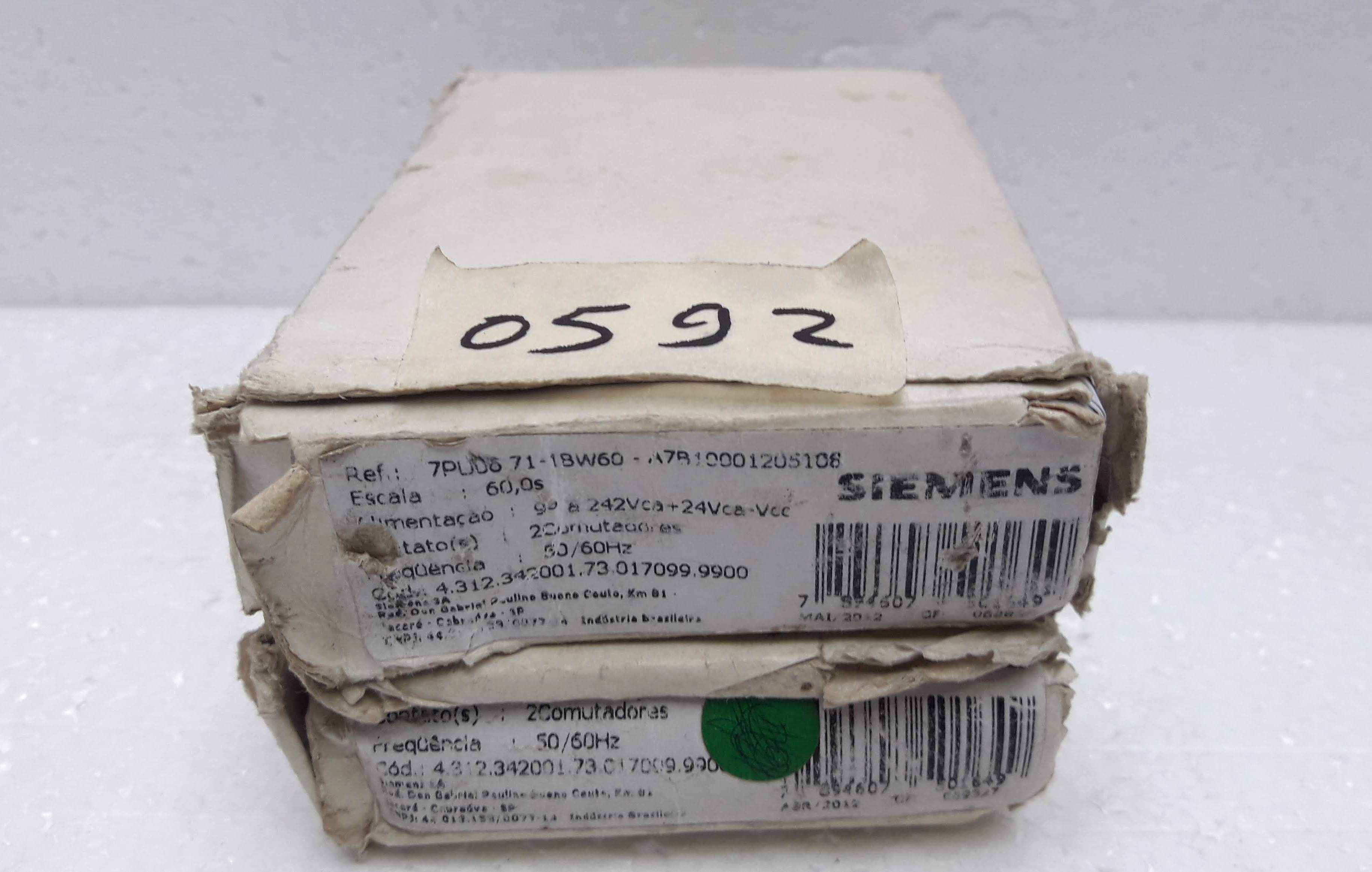 Siemens 7pu06 71-1bw60-a7b10001205108 Tempo Relay