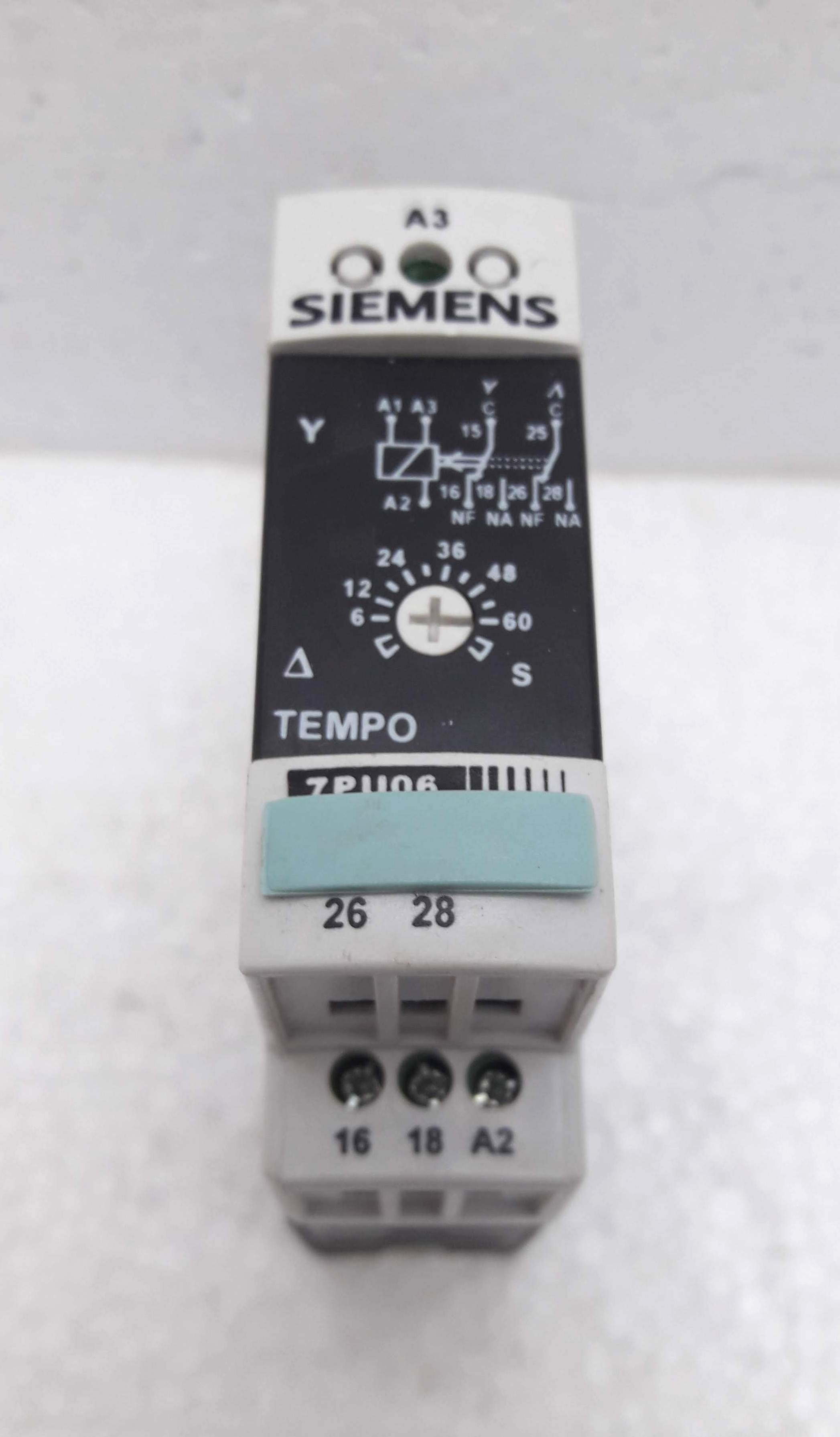 Siemens 7pu06 71-1bw60-a7b10001205108 Tempo Relay