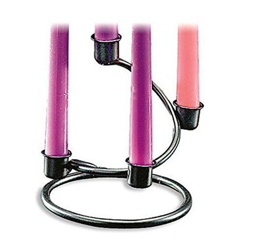 Candle Votive Holder - Handmade Iron Metal Design, Elegant Religious Style - Ideal For Birthdays, Holiday Decoration & Gift, Perfect For Home Or Spa