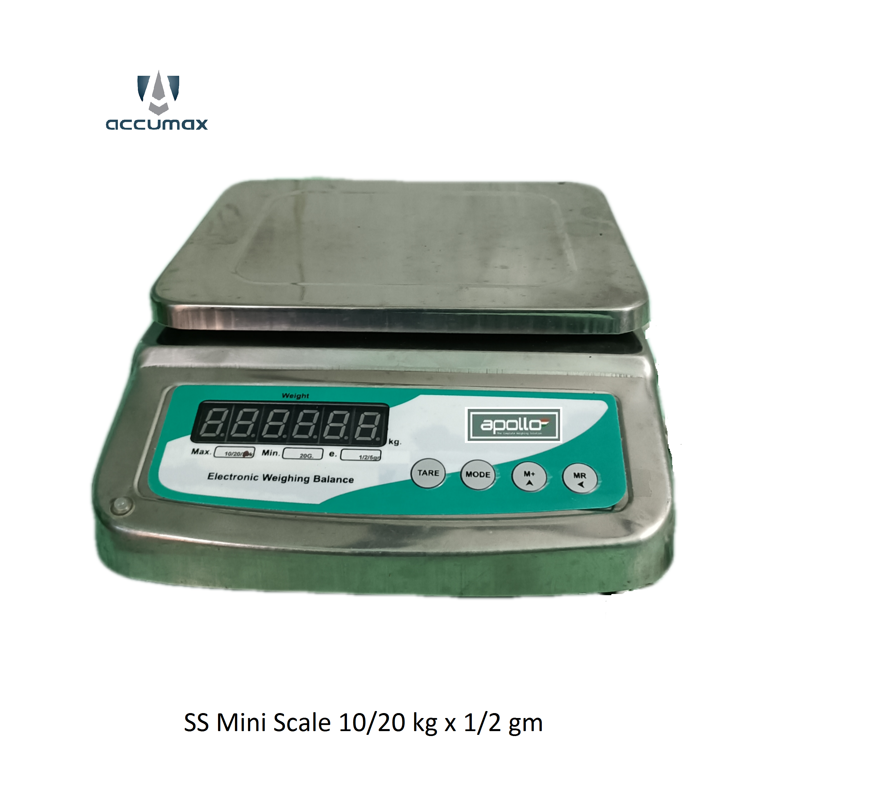 Ss Mini Table Top Scale Accuracy: 1/2 Gm