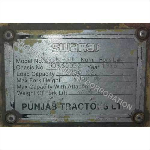 3 टन क्षमता फोर्क लिफ्ट