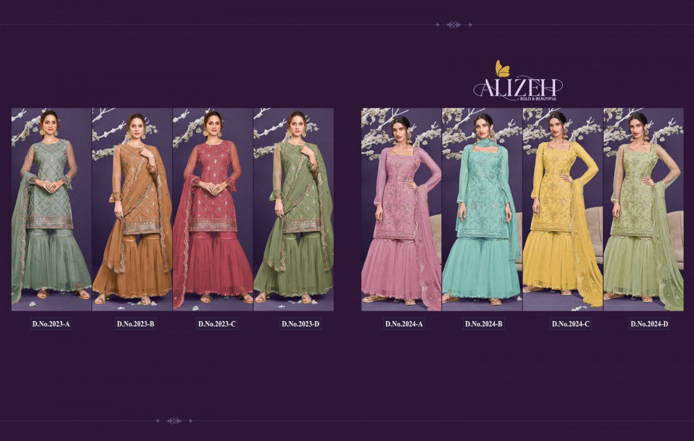 Alizeh Murad 5 Festive Wear Designer Salwar Kameez Catalog Collection