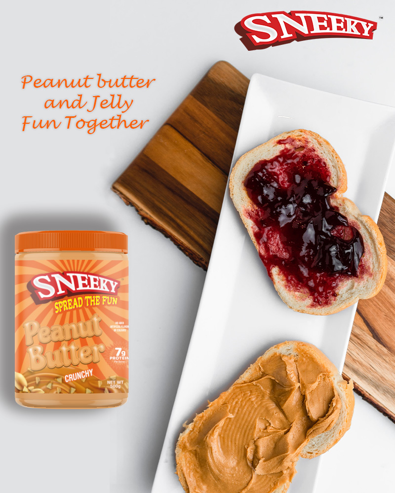Peanut Butter Crunchy Chunky 340gm - Brown Paste, 32 Pieces Per Pack | Original Flavor, Jar Packaging, 14 Months Shelf Life