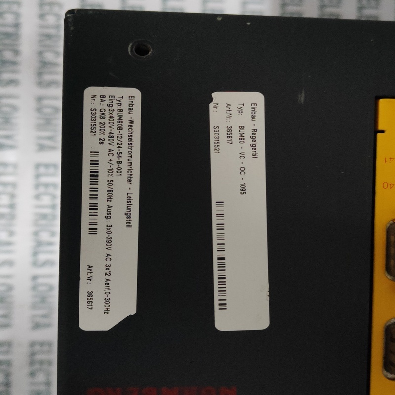 Baumuller Bum60b-12/24-54-b-001 Servo Drive