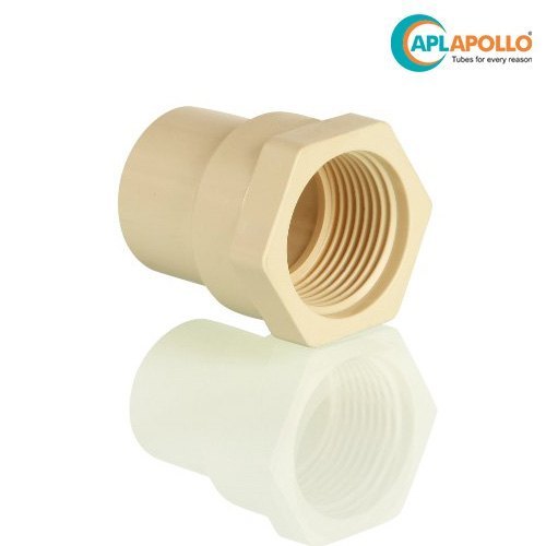 Yellow Female Adaptor Plastic Threaded