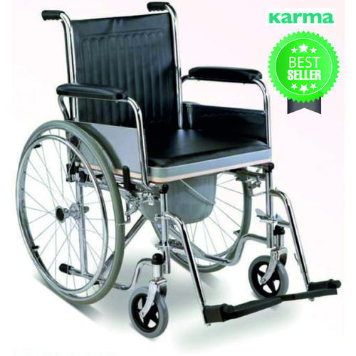 Karma Folding Commode Wheelchair Rainbow-7 Battery Life: None