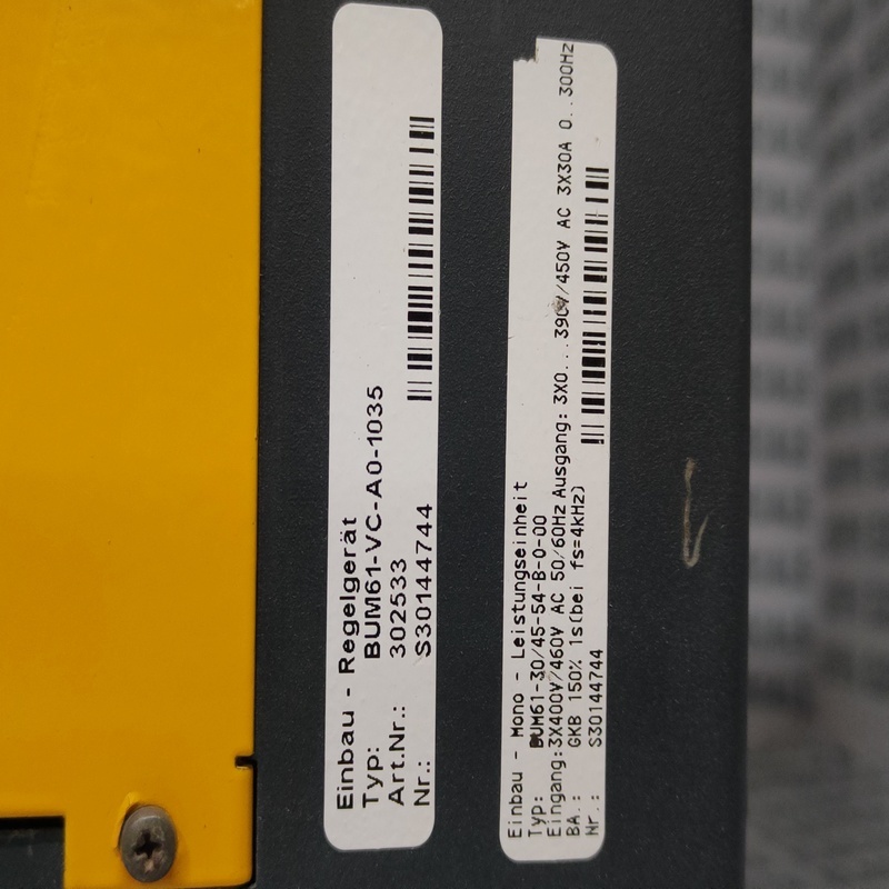 Baumuller Bum61-vc-a0-1035 Servo Drive