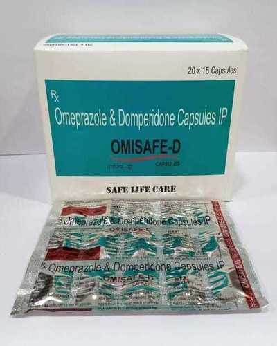ओमिसेफ-डी 20X15 सामग्री: ओमेप्राज़ोल 20Mg + डोमपरिडोन 30Mg Sr कैप्सूल