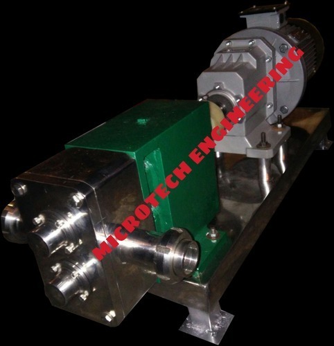 Tomato Paste Transfer Pump - Stainless Steel, 100 Cm Height X 120 Cm Width, Electro Polish Color | Self-priming, Rotary Lobe, Corrosion Resistant, Max Flow Rate 100 Mâ³/hr