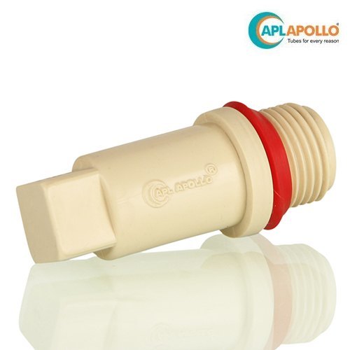 Cream Cpvc End Plug Threaded