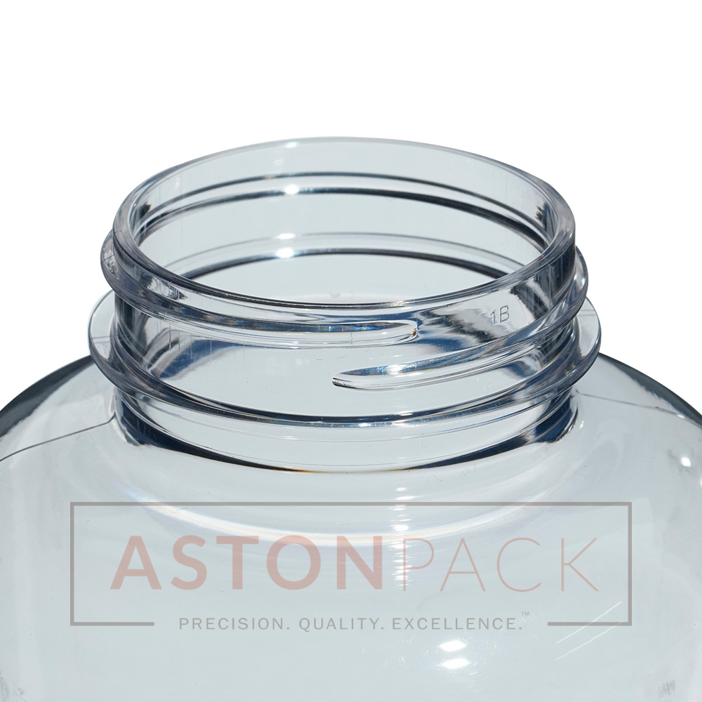 Pet Supplement Bottle - 500ml | Clear, 45-400 Neck Finish, 77.67mm Diameter, Automatic Filling Compatible, Pharma & Food Grade