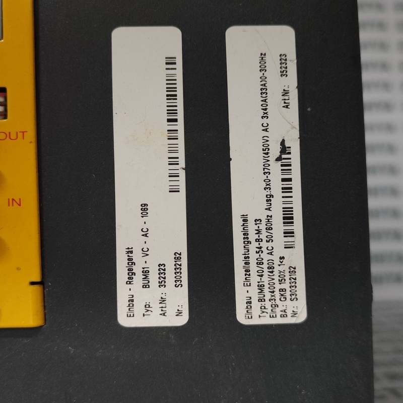 Baumuller Bum61-40/60-54-b-m-13 Servo Drive