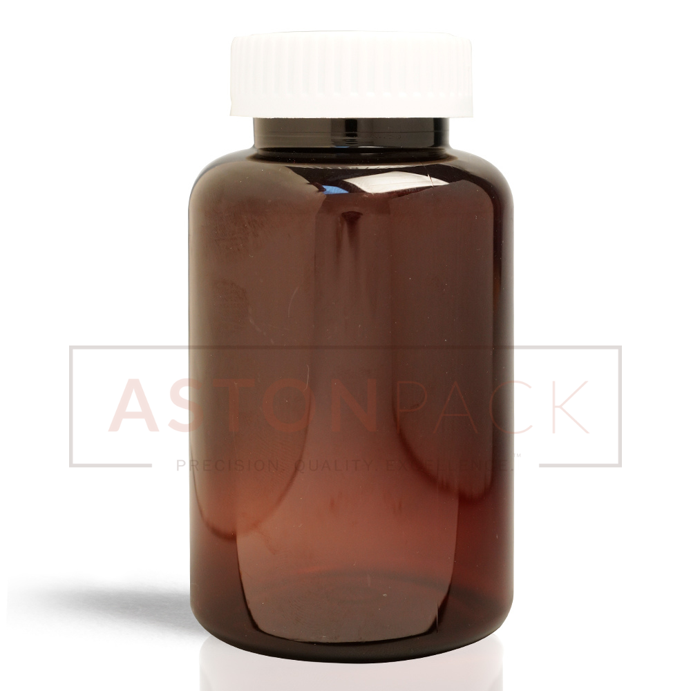 Pet Tablet / Capsule Round Amber Packer Bottle - 300ml Capacity: 10 Ton/day