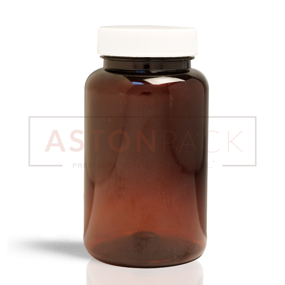 Pet Tablet / Capsule Round Amber Packer Bottle - 300ml Capacity: 10 Ton/day