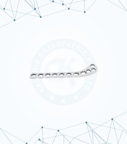 बोन हील 4.5 मिमी लेटरल टिबियल हेड बट्रेस प्लेट एलसी कट, राइट