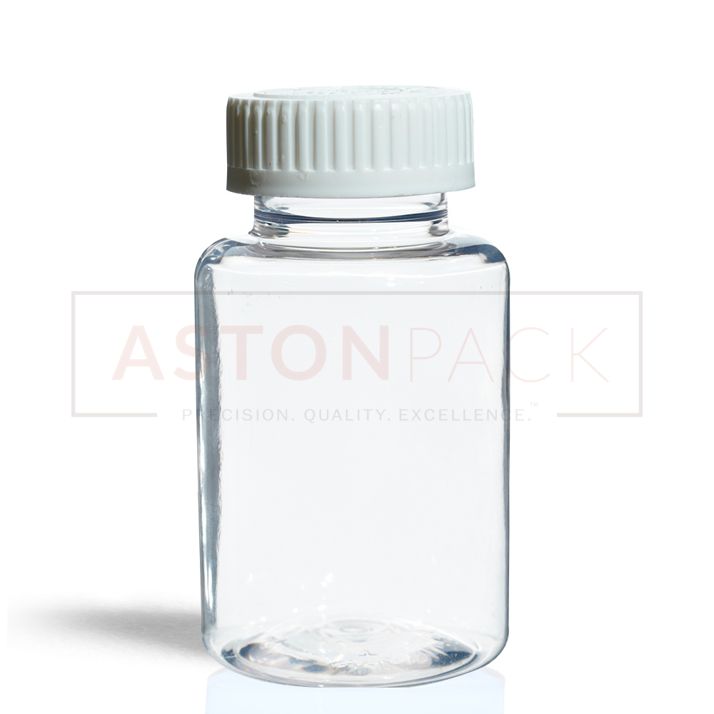 Pet Tablet / Capsule Round Clear Packer Bottle - 175ml Capacity: 10 Ton/day