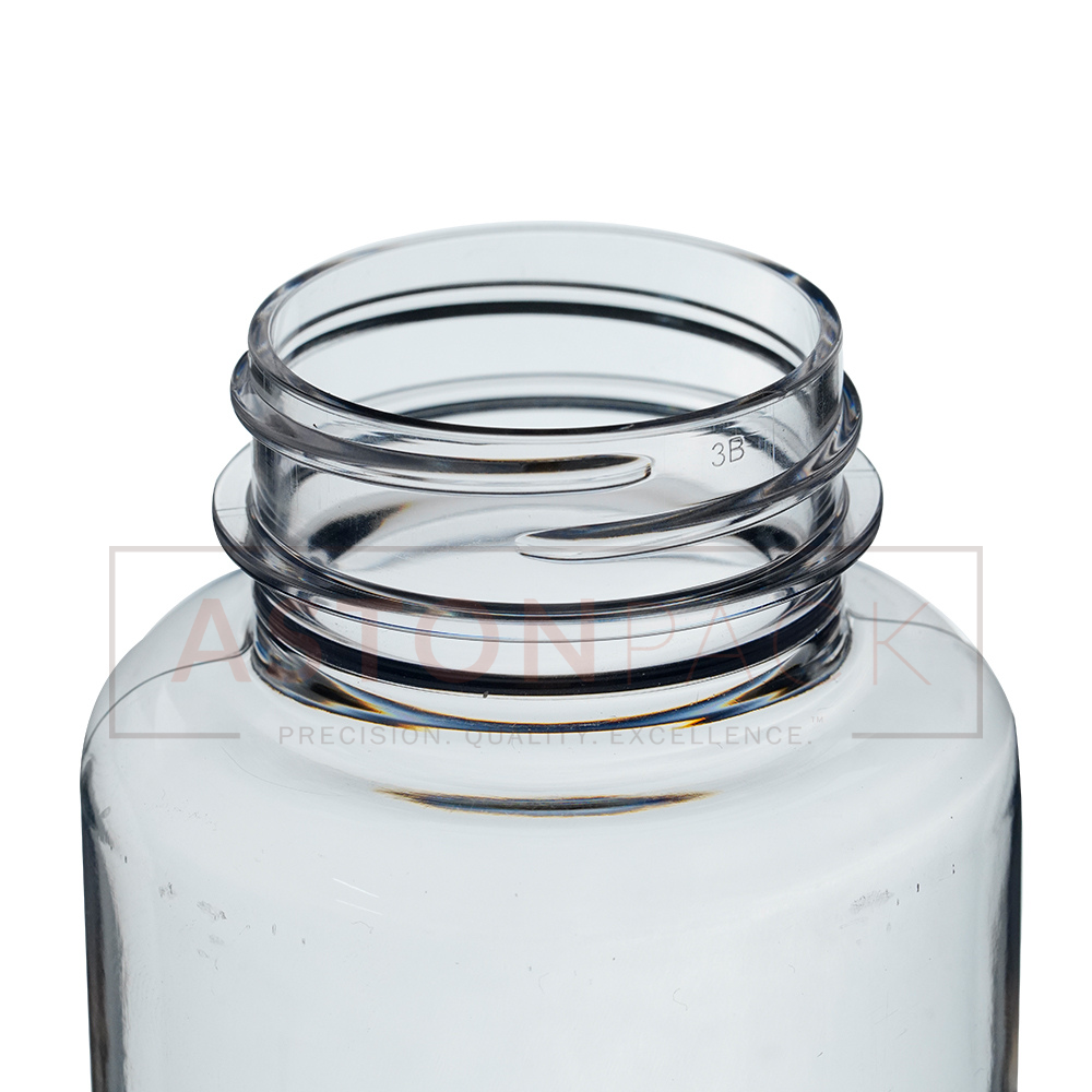 Pet Tablet / Capsule Round Clear Packer Bottle - 175ml Capacity: 10 Ton/day