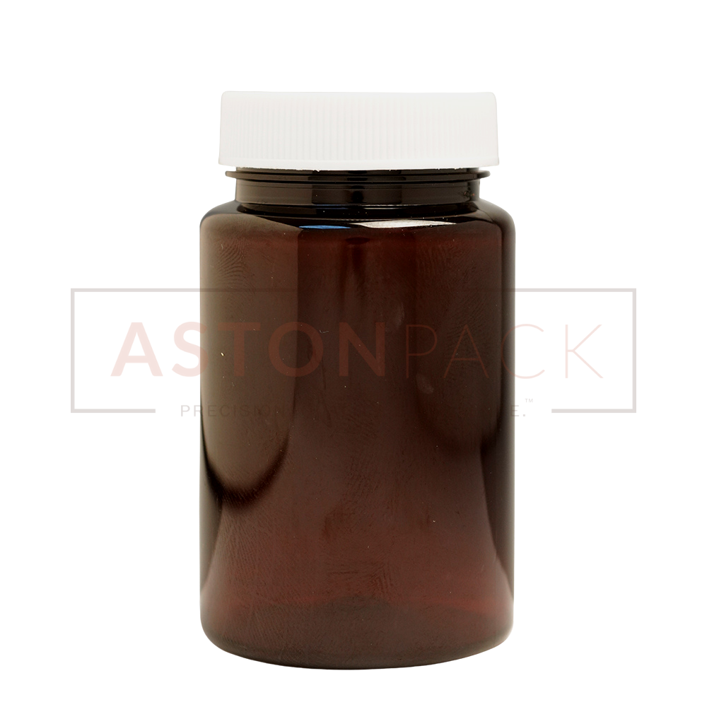 Pet Tablet / Capsule Round Amber Packer Bottle - 120ml Capacity: 10 Ton/day