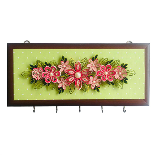 Different Color Available Quilled Wall Hanging Keychain Holder