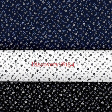 Premium Digital Print Pure Cotton Shirting Fabrics - Color: 3 Colour