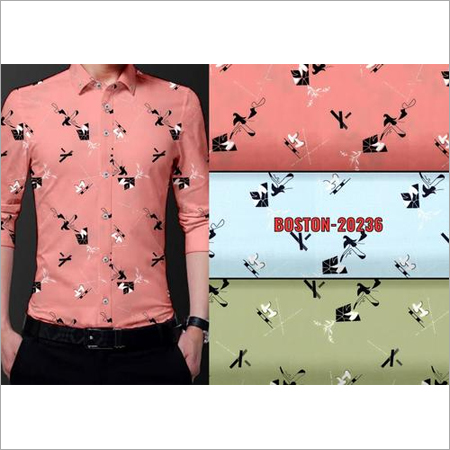 Premium Digital Print Pure Cotton Shirting Fabrics - Color: 3 Colour