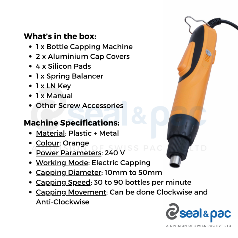 Automatic Handheld Bottle Capping Machine