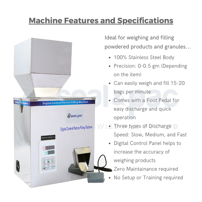 Granule Filling Machine 500 Gm Dimension (L*w*h): 380 X 270 X 710 Millimeter (Mm)