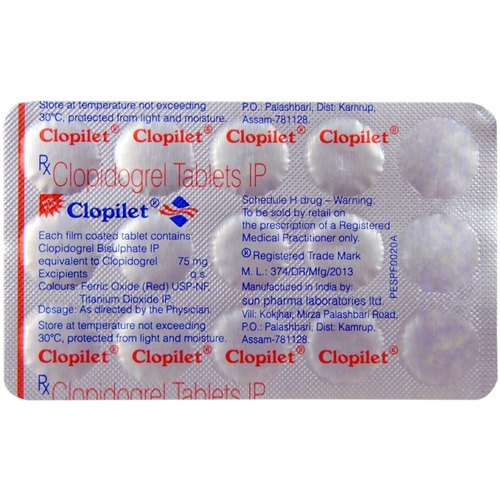 Clopidogrel Tablets Ip 75 Mg Specific Drug