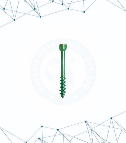 Easylock Head Cancellous Screw 5.0mm, 32mm Thread, Self Tapping