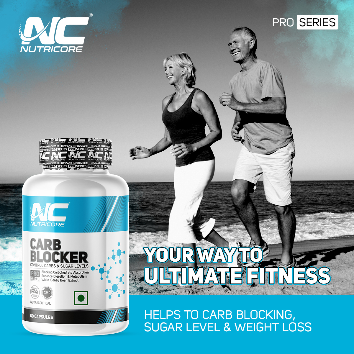 Carb Blocker Capsule - Enhanced Digestion & Metabolism Support | White Kidney Bean & Gymnema Sylvestre Extract 1 Capsule Daily